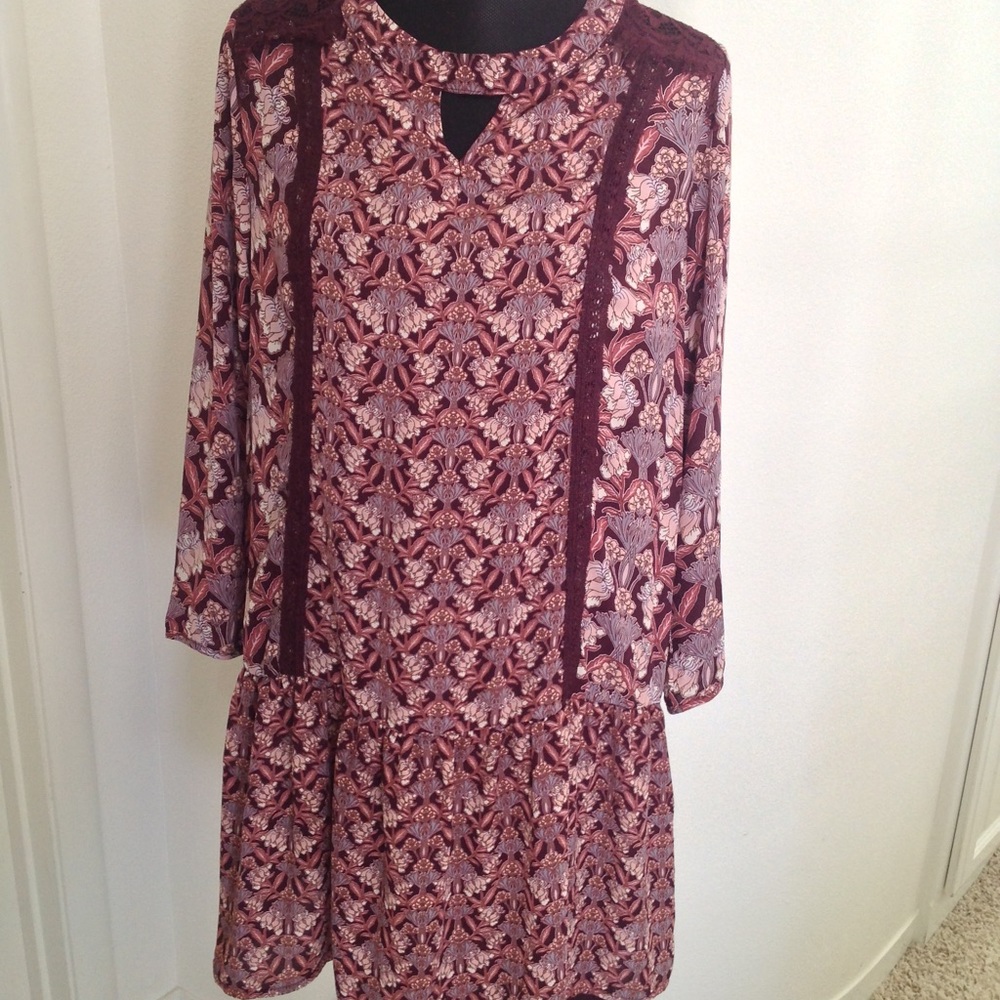 Floral Long sleeve dress